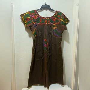 Mexican handmade maxi dress